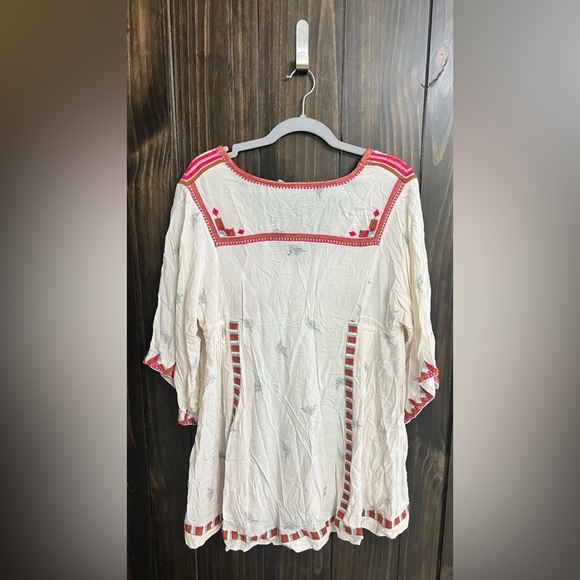 Free People Embroidered Boho Tunic Mini Dress 🖤 - Picture 8 of 10